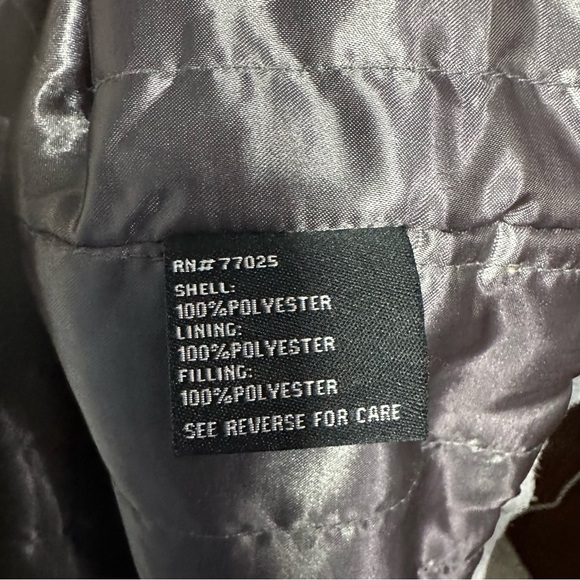 CHI By Carlos Falchi Vegan Faux Fur Draped  Grey Vest Size S - Picture 6 of 8